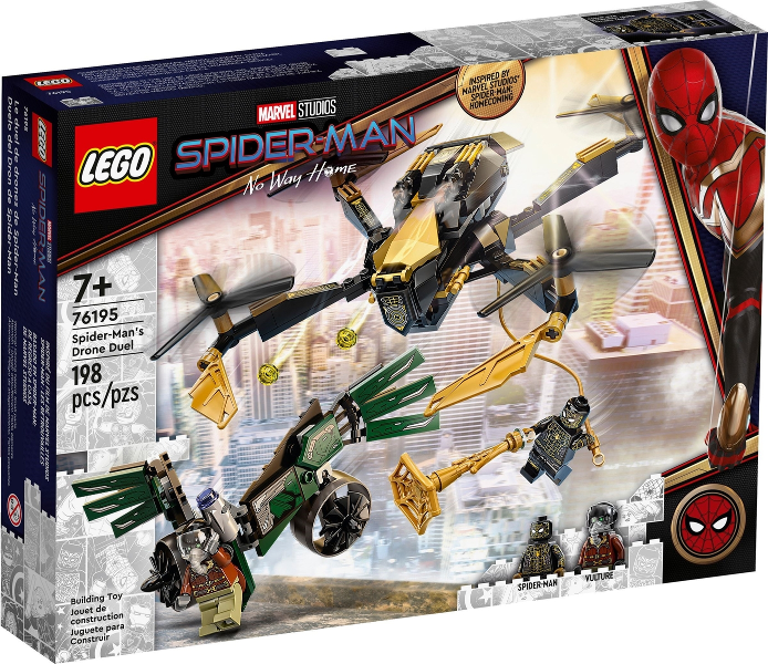 LEGO Marvel Spider-Man’s Drone Duel Set Building 76195 – Retired & Sealed
