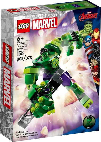 LEGO 76241 Hulk Mech Armor 76241 sealed box front