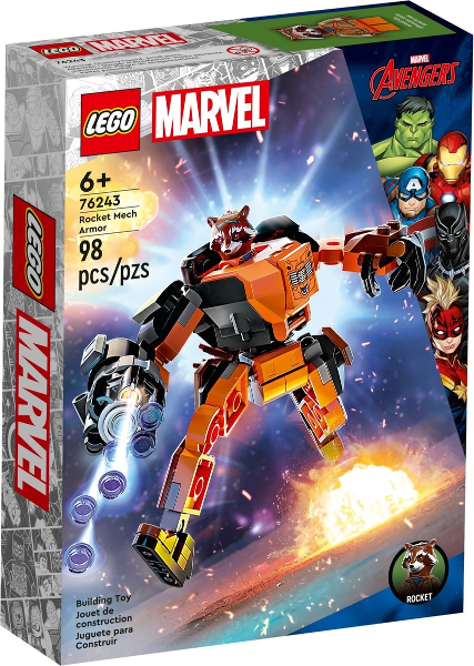 LEGO 76243 Rocket Mech Armor 76243 sealed box front