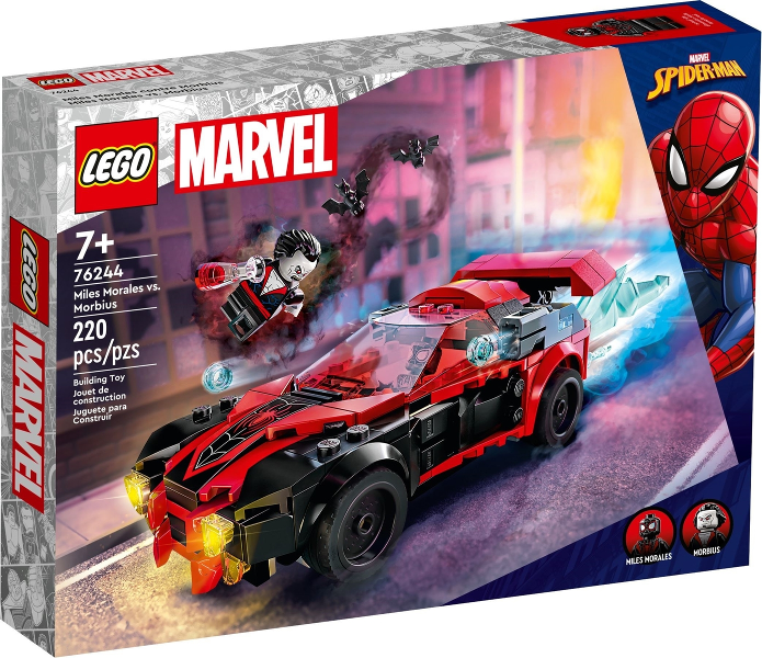 LEGO 76244 Miles Morales vs. Morbius 76244 sealed box front