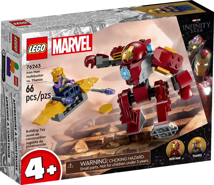 LEGO 76263 Iron Man Hulkbuster vs. Thanos 76263 sealed box front