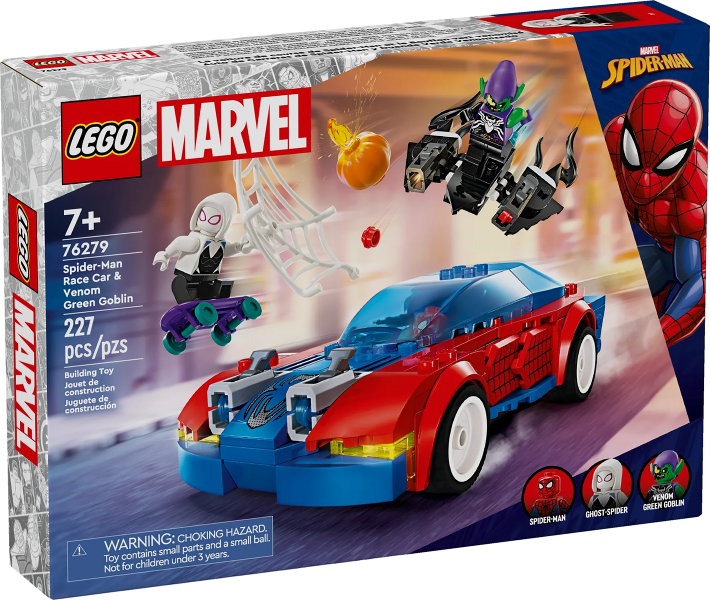 LEGO Spider-Man Race Car & Venom Green Goblin 76279 – Sealed UK Stock