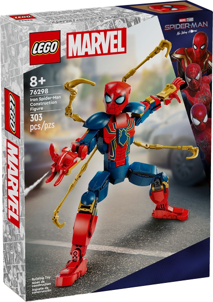 LEGO Iron Spider-Man Construction Figure 76298 – Sealed UK Stock