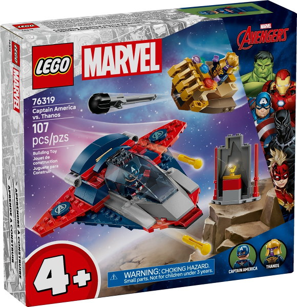LEGO 76319 Captain America vs. Thanos 76319 sealed box front