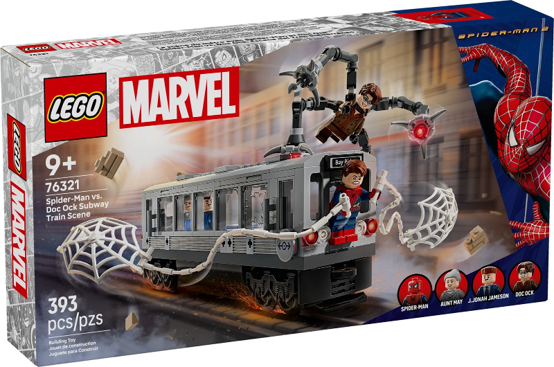 LEGO 76321 Spider-Man vs. Doc Ock Subway Train Scene 76321 sealed box front