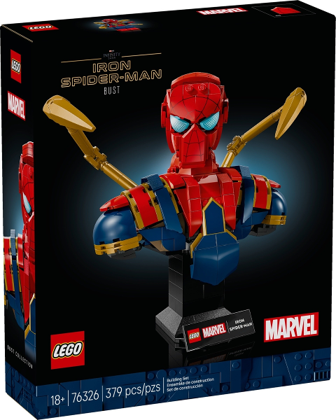 LEGO Iron Spider-Man Bust 76326 – Sealed UK Stock