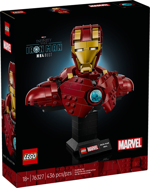LEGO 76327 Iron Man MK4 Bust 76327 sealed box front