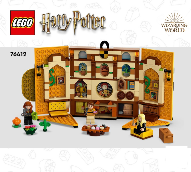 LEGO Hufflepuff House Banner 76412 – Retired & Sealed