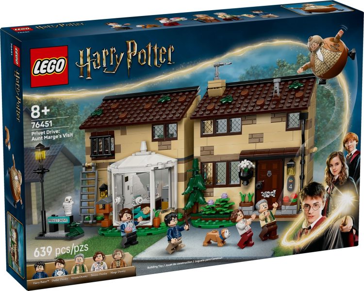 LEGO 76451 Privet Drive: Aunt Marge's Visit 76451 sealed box front