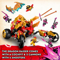 LEGO 71773 NINJAGO Kai’s Golden Dragon Raider 71773 sealed box view 6