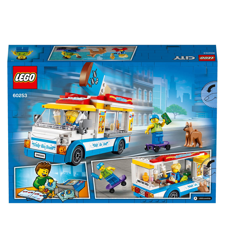 LEGO City Great Vehicles Ice Cream Van Truck Toy with 60253 – Retired & Sealed