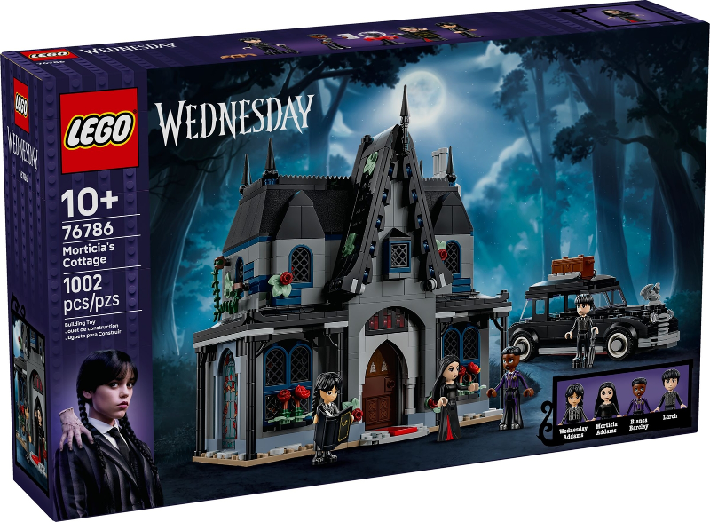 LEGO 76786 Morticia's Cottage 76786 sealed box front
