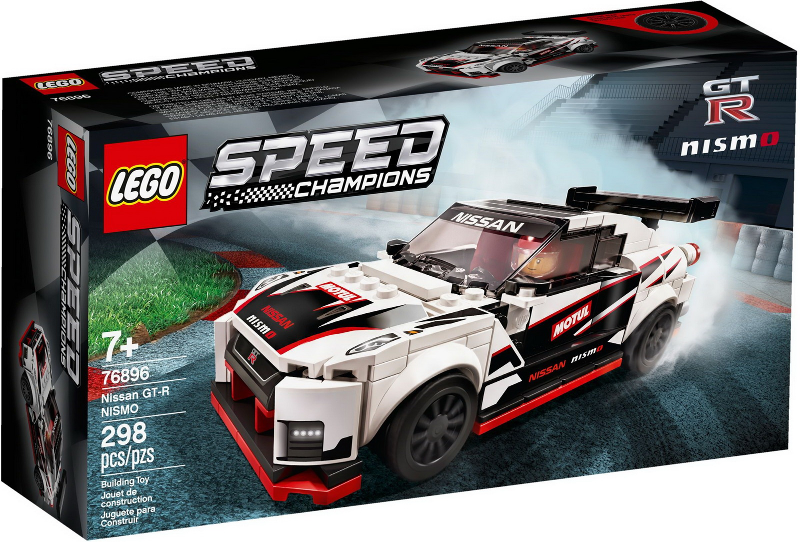 LEGO Speed Champions Nissan GT-R NISMO Model Car Toy, 76896 – Retired & Sealed