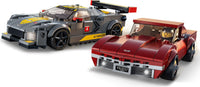 LEGO 76903 Chevrolet Corvette C8.R Race Car and 1968 Chevrolet Corvette 76903 sealed box view 6
