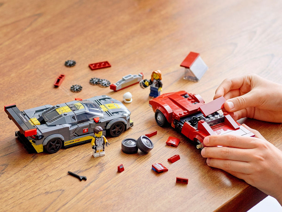 LEGO Chevrolet Corvette C8.R Race Car and 1968 Chevrolet Corvette 76903 – Retired & Sealed
