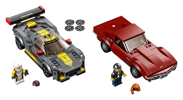 LEGO Chevrolet Corvette C8.R Race Car and 1968 Chevrolet Corvette 76903 – Retired & Sealed