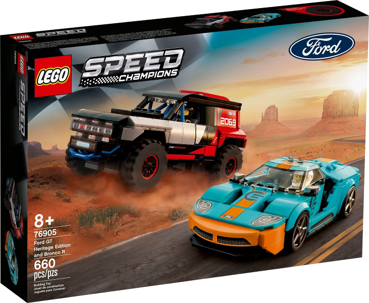 LEGO 76905 Ford GT Heritage Edition and Bronco R 76905 sealed box front