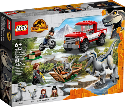 LEGO Jurassic World Blue and Beta Velociraptor Capture 76946 – Retired & Sealed