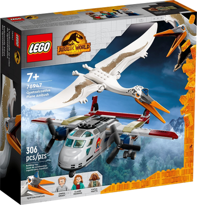 LEGO Quetzalcoatlus Plane Ambush 76947 – Retired & Sealed