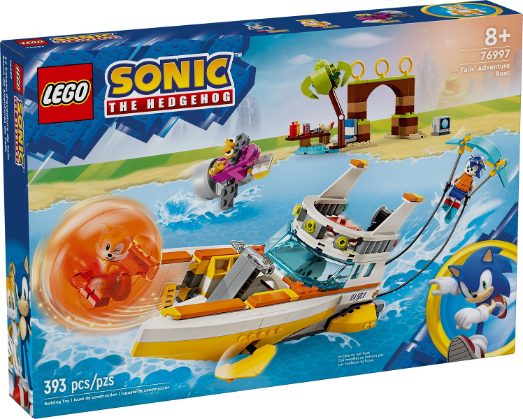 LEGO Tails' Adventure Boat 76997 – Sealed UK Stock