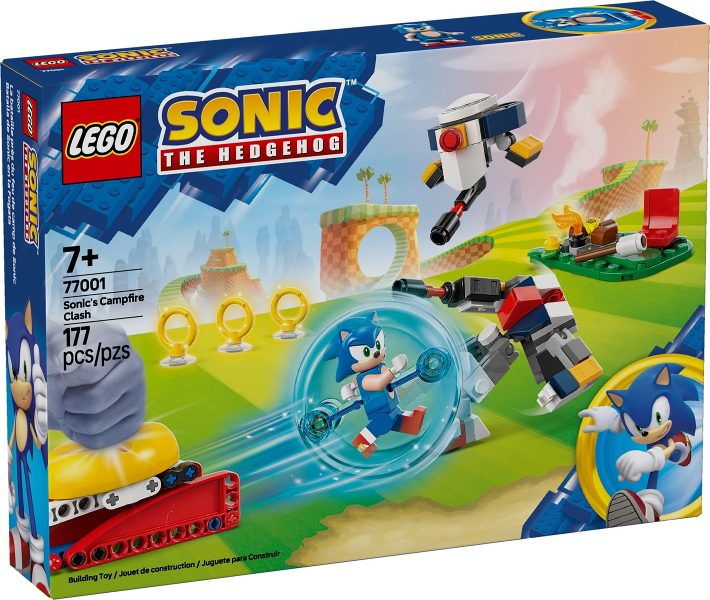 LEGO 77001 Sonic’s Campfire Clash 77001 sealed box front