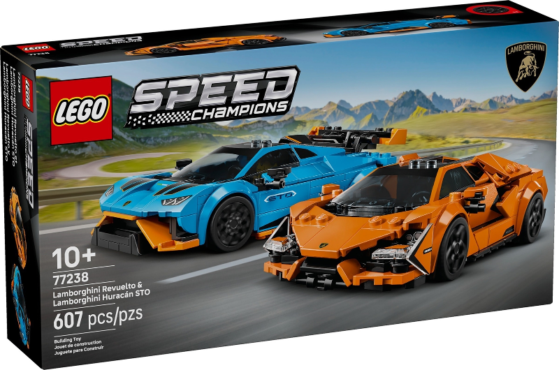 LEGO 77238 Lamborghini Revuelto & Huracán STO 77238 sealed box front