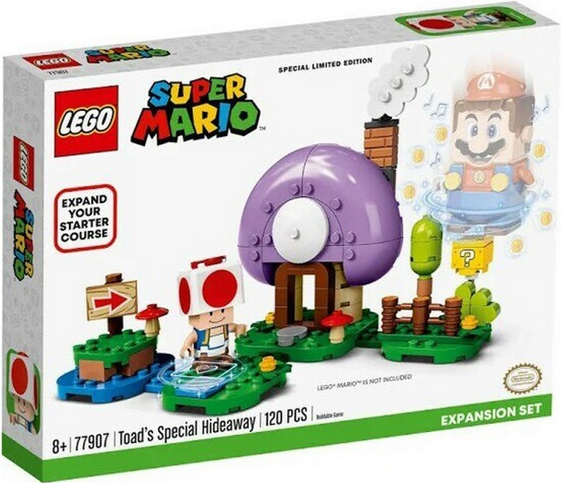 LEGO 77907 Toad's Special Hideaway Expansion Set 77907 sealed box front