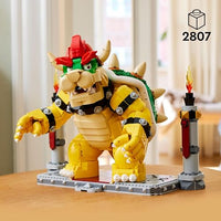 LEGO 71411 71411 Super Mario The Mighty Bowser, 3D Model Building Kit, Collectible Posable Character Figure with Battle Platform, Memorabilia Gift Idea sealed box view 3