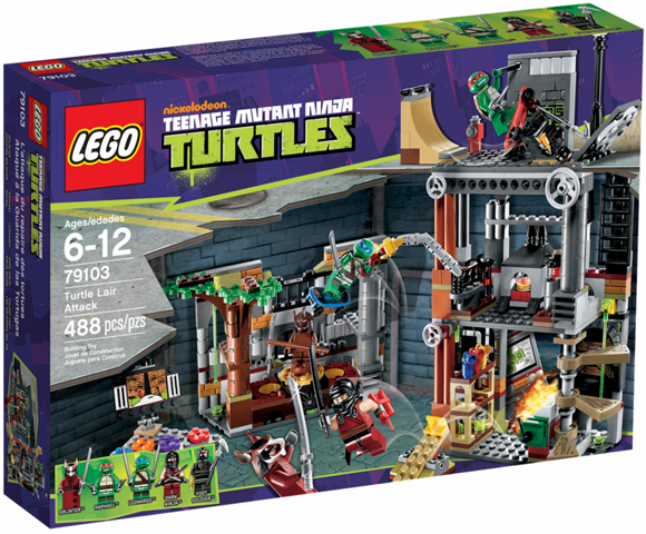 LEGO 79103 Turtle Lair Attack 79103 sealed box front
