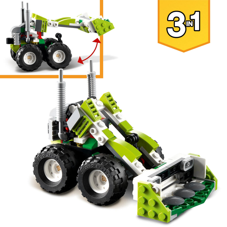 LEGO Creator 3in1 Off-road Buggy to Skid Loader Digger 31123 – Retired & Sealed