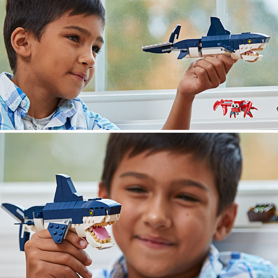 LEGO Creator 3in1 Deep Sea Creatures: Shark, Crab, 31088 – Retired & Sealed