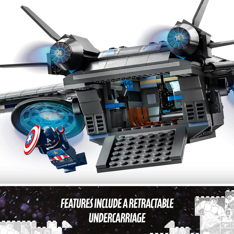LEGO Marvel The Avengers Quinjet, Spaceship 76248 – Retired & Sealed