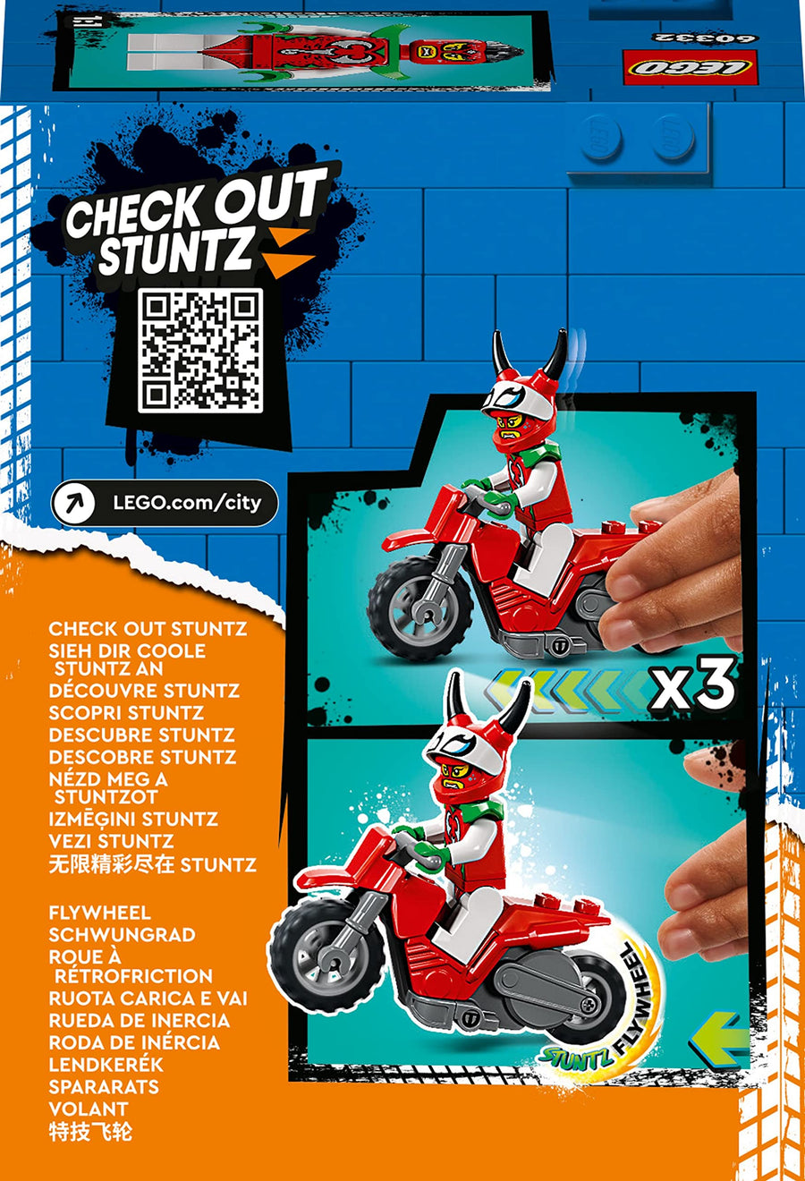 LEGO City Stuntz Reckless Scorpion Stunt Bike Set with 60332 – Retired & Sealed