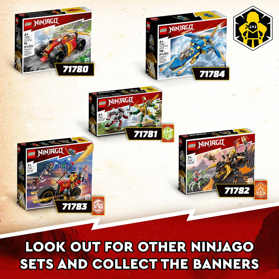LEGO NINJAGO Cole’s Earth Dragon EVO, Upgradable 71782 – Retired & Sealed