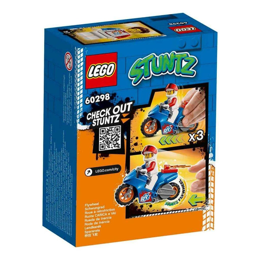 LEGO City Stuntz Rocket Stunt Bike Set With 60298 – Retired & Sealed