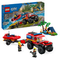 LEGO City 4x4 Fire Engine with Rescue Boat 60412 – Retired & Sealed