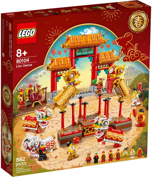 LEGO 80104 Lion Dance 80104 sealed box front