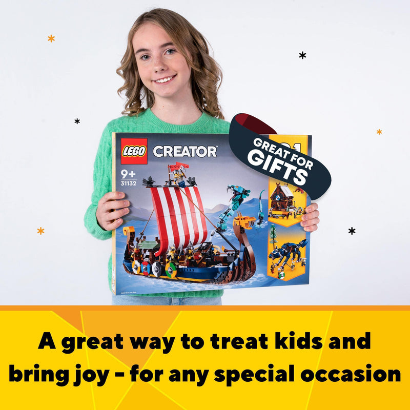 LEGO Creator 3-in-1 – Viking Ship and the Midgard Serpent (31132)