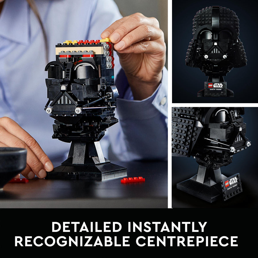LEGO Star Wars Darth Vader HelmetMask Display 75304 – Retired & Sealed