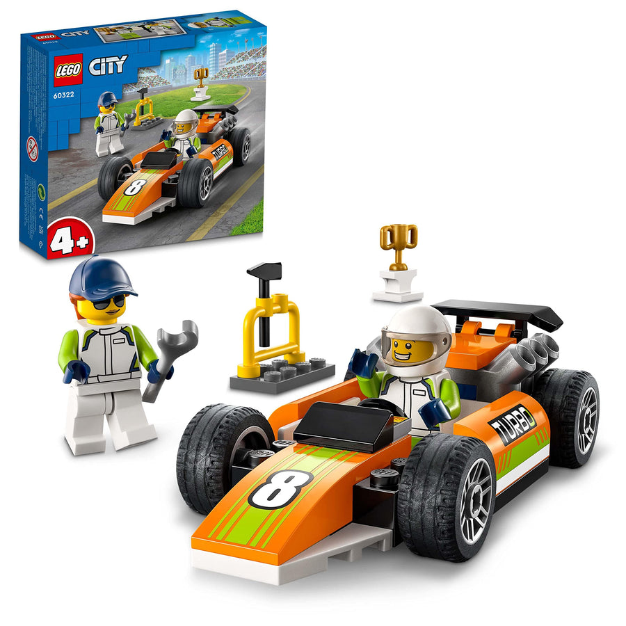LEGO City Great Vehicles Race Car F1 Style Toy for 60322 – Retired & Sealed