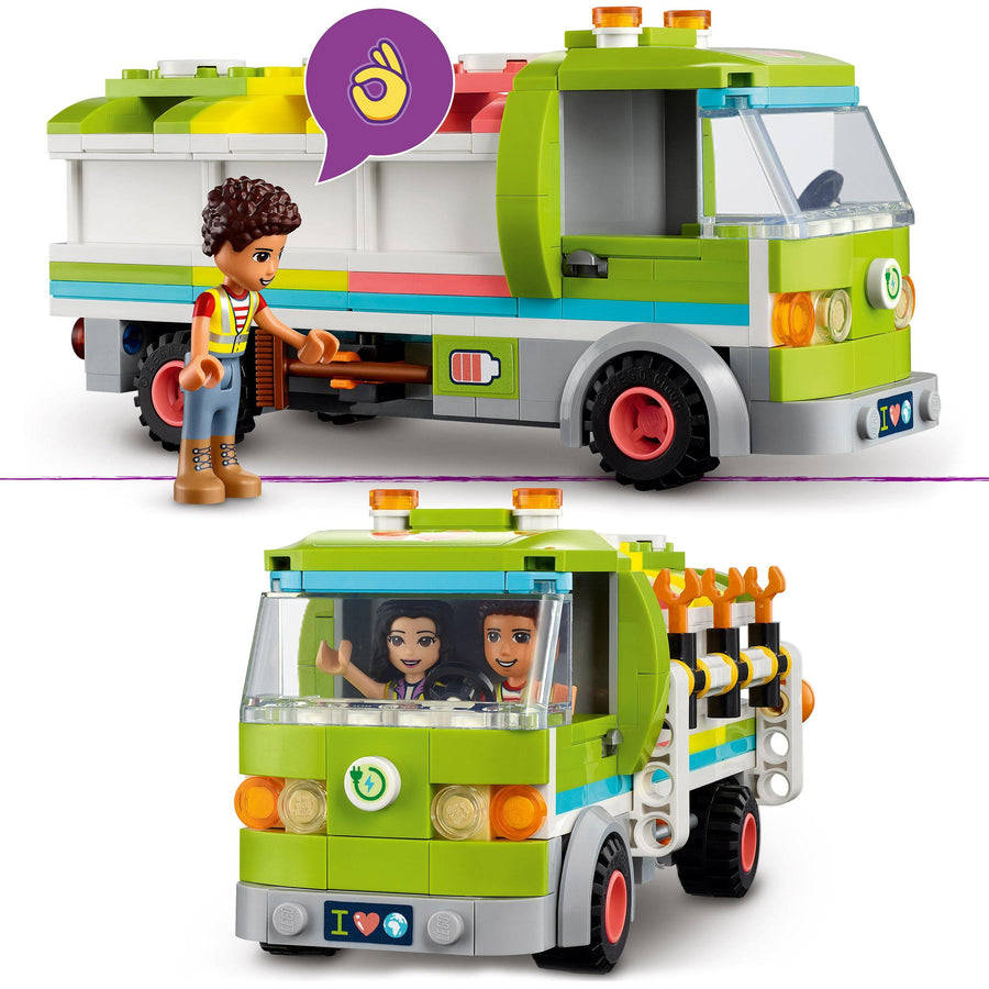 LEGO Friends Recycling Truck Toy with Garbage Sorting 41712 – Retired & Sealed