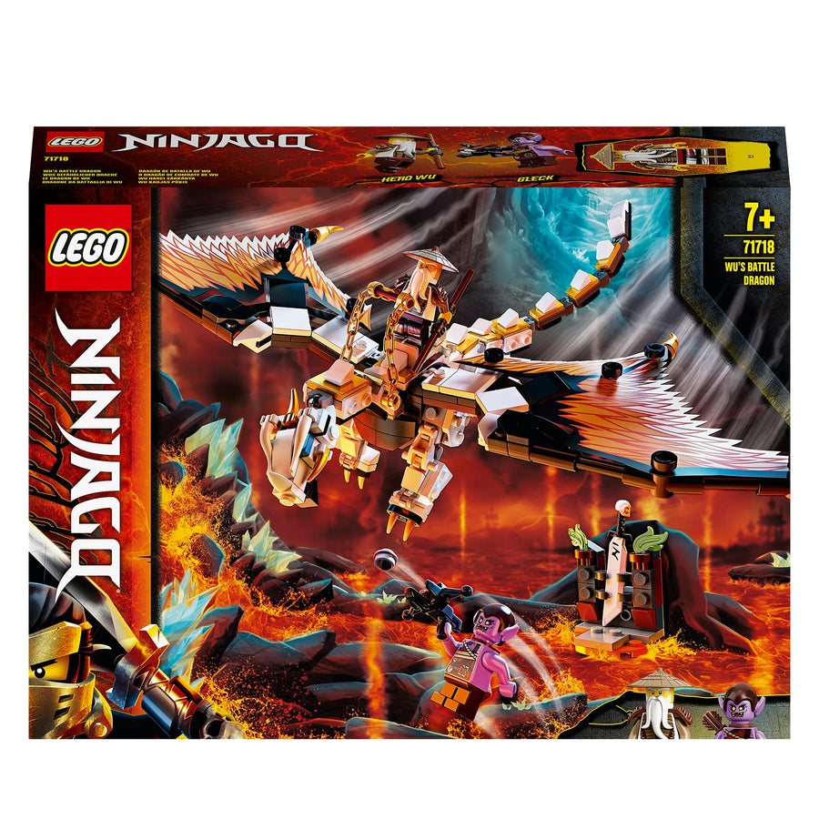 LEGO NINJAGO Wu's Battle Dragon 71718 – Retired & Sealed