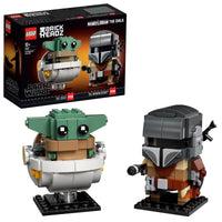 LEGO 75317 BrickHeadz Star Wars The Mandalorian & The Child 75317 sealed box view 2