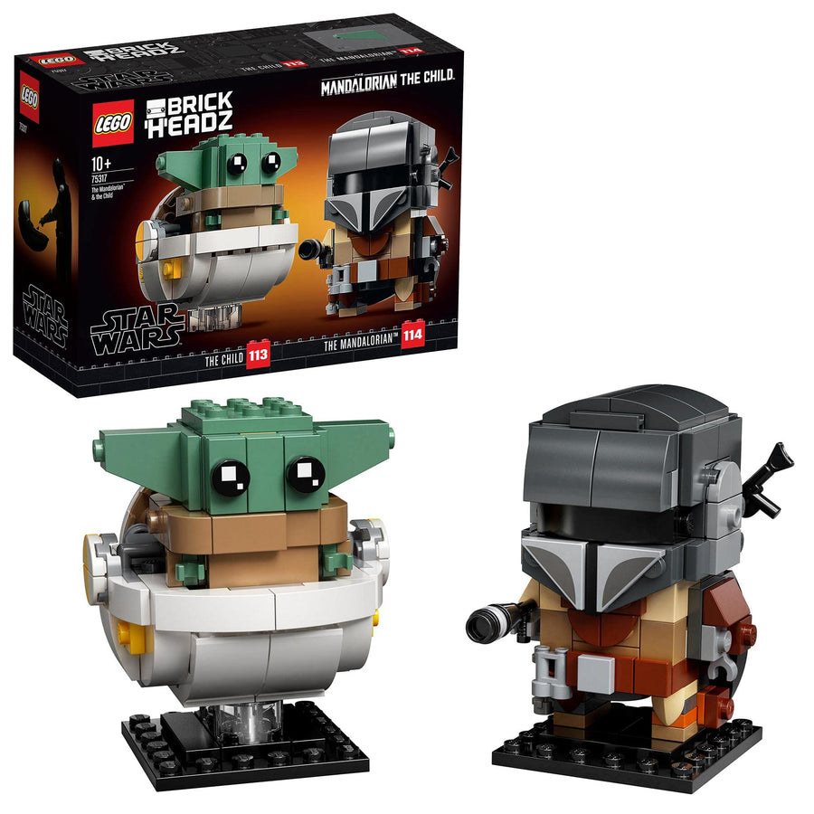LEGO BrickHeadz Star Wars The Mandalorian & The Child 75317 – Retired & Sealed
