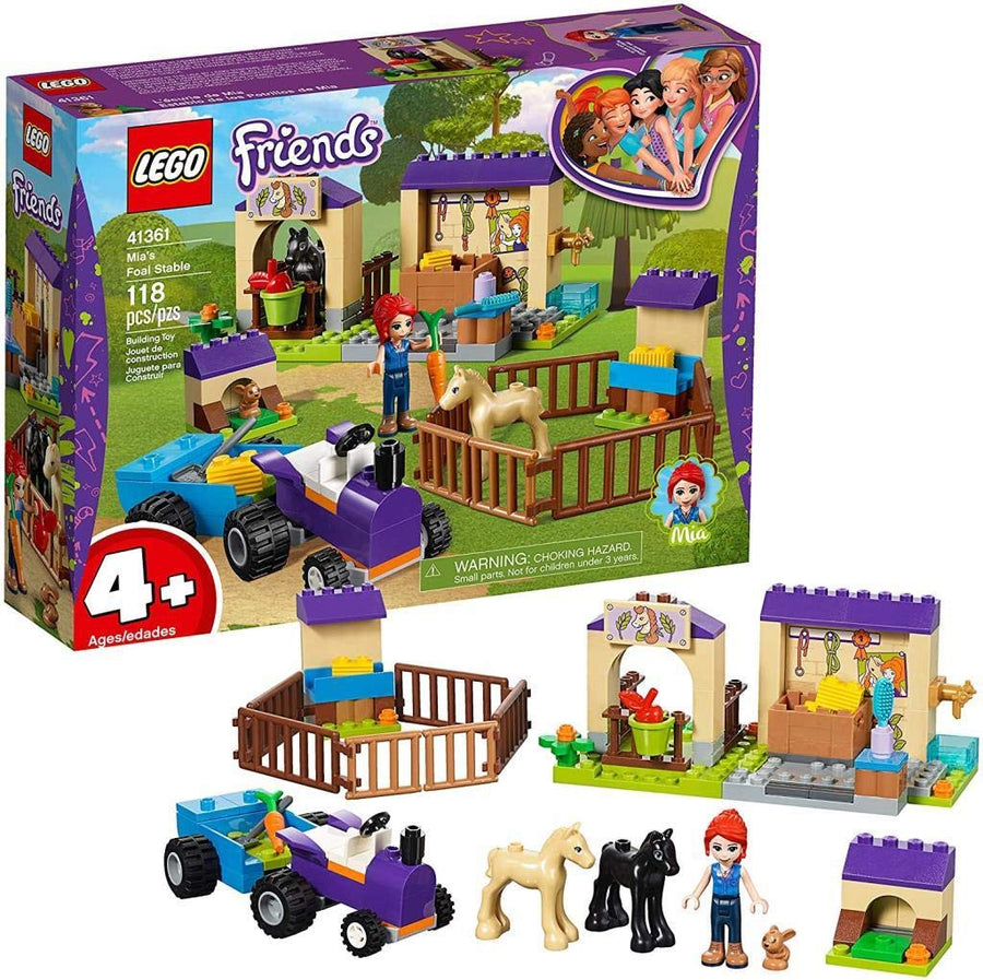 LEGO Friends Mia's Foal Stable 41361 – Retired & Sealed