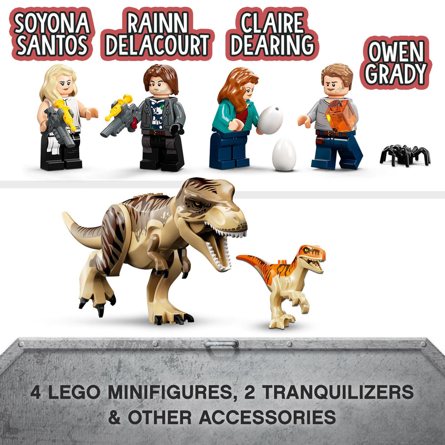 LEGO Jurassic World T. rex & Atrociraptor Dinosaur 76948 – Retired & Sealed