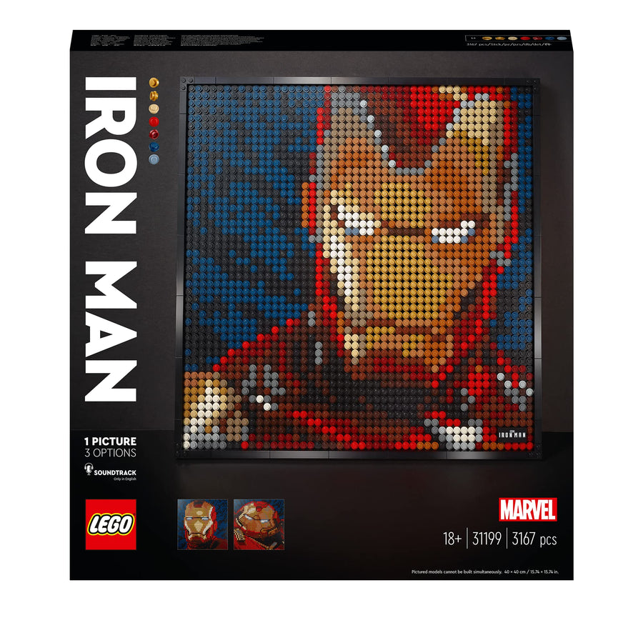 LEGO Art Marvel Studios Iron Man 31199 – Retired & Sealed