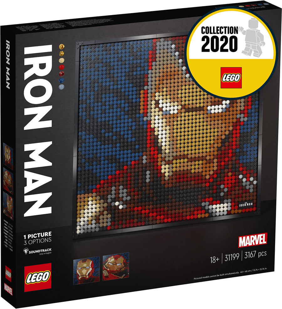 LEGO Art Marvel Studios Iron Man 31199 – Retired & Sealed