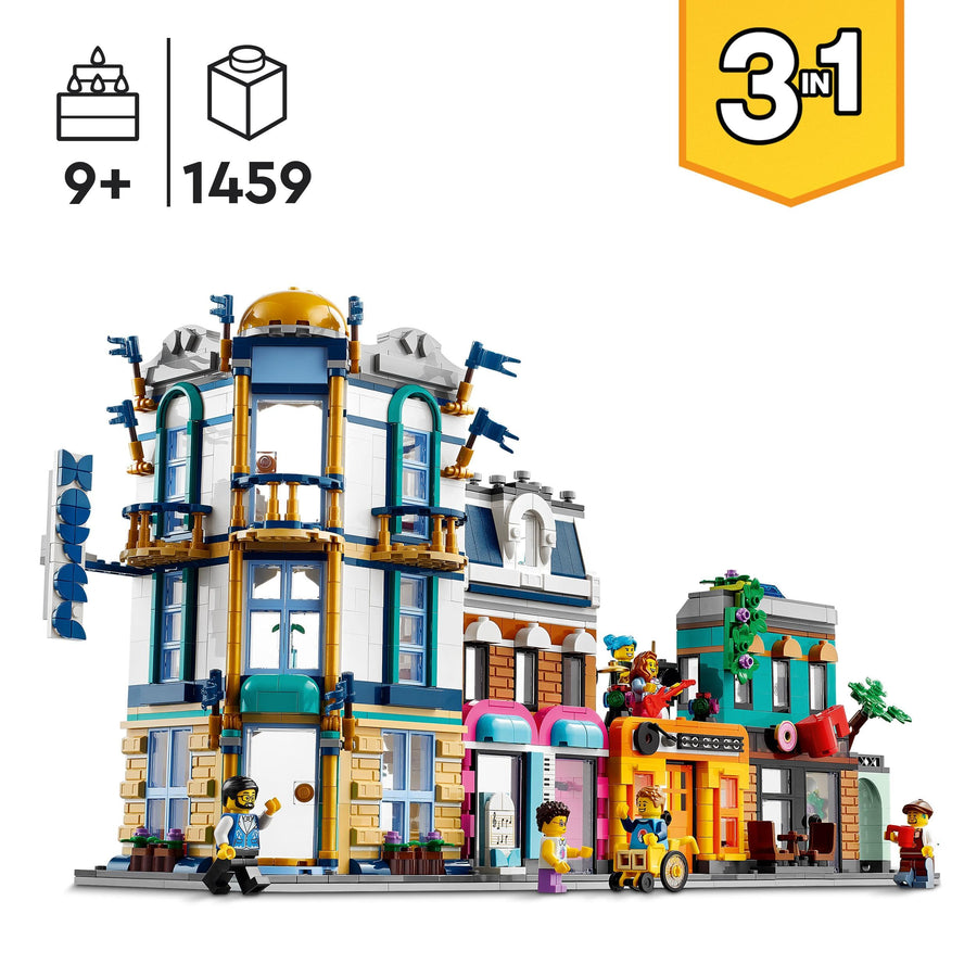 LEGO Creator 3in1 Main Street to Art Deco Skyscraper 31141 – Retired & Sealed