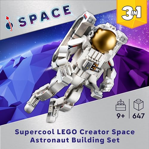 LEGO Creator 3in1 Space Astronaut Toy to Dog Figure to 31152 – Retired & Sealed